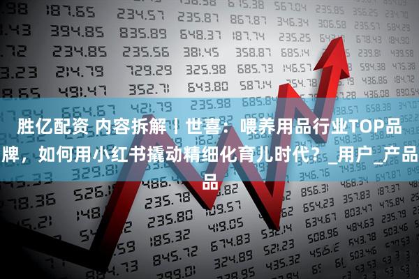 胜亿配资 内容拆解丨世喜：喂养用品行业TOP品牌，如何用小红书撬动精细化育儿时代？_用户_产品
